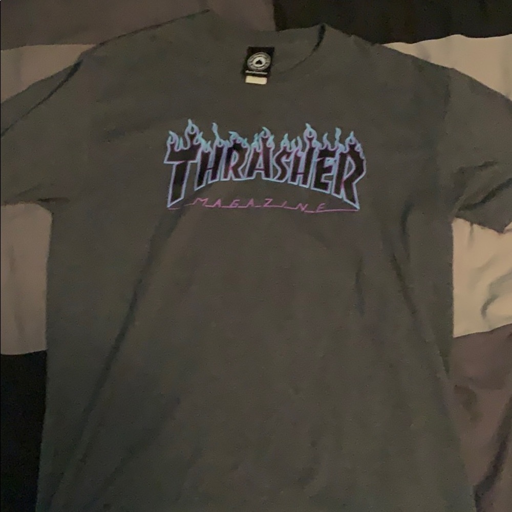 Purple Flame Thrasher T-Shirt